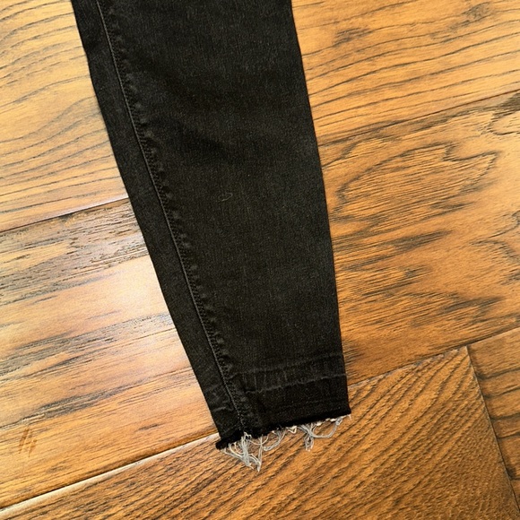 SPANX Vintage Distressed Ankle Skinny Jeans, black, size medium - Picture 3 of 7